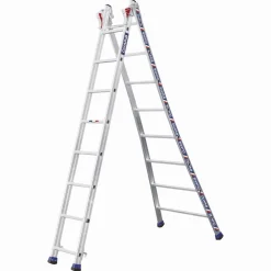 New Equideos Échelle 2 plans 2 x 8 à base évasée PRO