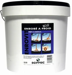 Equideos Enrobé à froid noir - 25kg