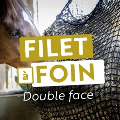 Clearance Equideos Filet à foin sac - Feelnets - 1.50 x 1m - maille 30 x 45mm