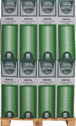 Clearance Equideos Film enrubannage Rollersil 25µ - 750mm x 1500m