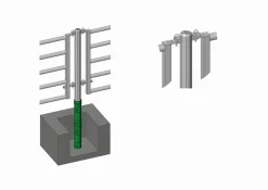Hot Equideos Fourreau Trèfle complet vert - Ø102mm