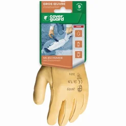 Online Equideos Gants cuir hydrofuge avec protège-artère