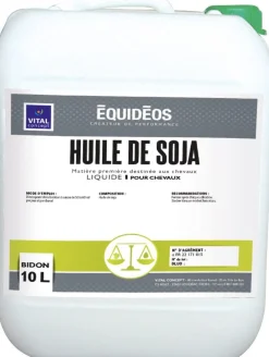 New Equideos Huile de soja - 10L