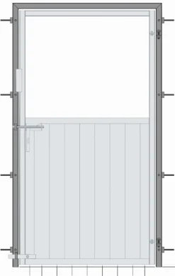 Sale Equideos Huisserie pour fixation porte 2 battants - LMS