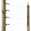 Outlet Equideos Kit barrière 4 rubans 12.5mm blanc 6m - Gallagher