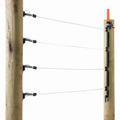 Outlet Equideos Kit barrière 4 rubans 12.5mm blanc 6m - Gallagher