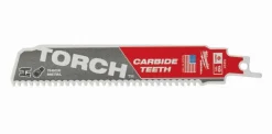 Hot Equideos Lames scie sabre carbure pour métal 150mm TCT Torch - Milwaukee - 5 pièces