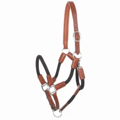 Online Equideos Licol cuir et corde - Cavo