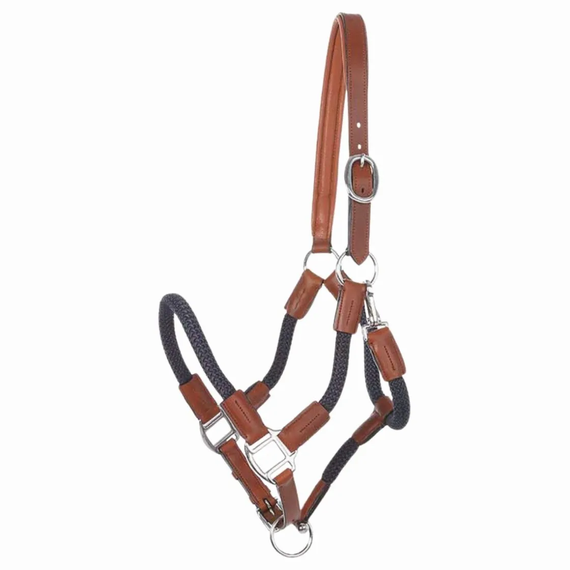 Online Equideos Licol cuir et corde - Cavo