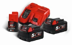 New Equideos Pack 2 batteries 18V et chargeur 12V et 18V - M18 NRG-502 - Milwaukee
