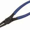 New Equideos Pince coudée - 165mm pour circlips intérieurs 19-90