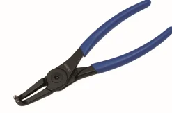 New Equideos Pince coudée - 165mm pour circlips intérieurs 19-90