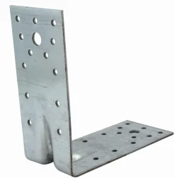 Equideos Équerre hyper renforcée galva - 140 x 65 x 140mm