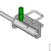 Clearance Equideos Verrou autolock avec cavalier - Ø45mm
